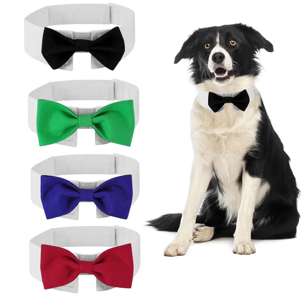 Adjustable Dog Cat Formal Necktie Tuxedo Bow